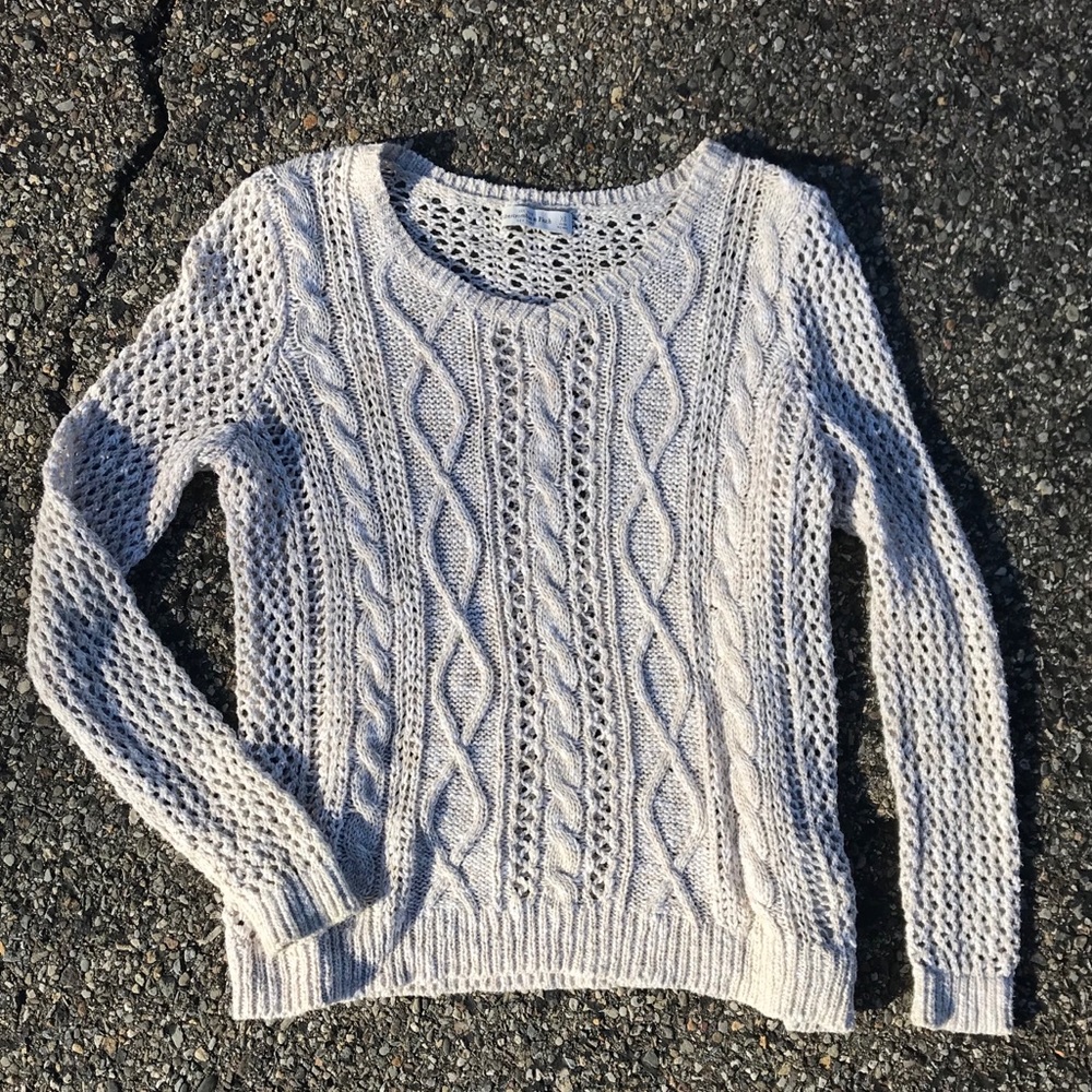 beige sweater